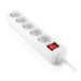 REAL-EL Мережевий фільтр живлення REAL-EL RS-Protect M 1.8m, white (EL122300025)