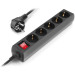 REAL-EL Мережевий фільтр живлення REAL-EL RS-Protect M 3m, black (EL122300028)