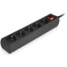 REAL-EL Мережевий фільтр живлення REAL-EL RS-Protect M 3m, black (EL122300028)