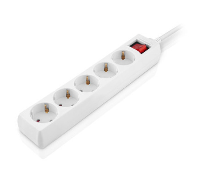 REAL-EL Мережевий фільтр живлення REAL-EL RS-Protect M 3m, white (EL122300027)