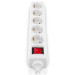 REAL-EL Мережевий фільтр живлення REAL-EL RS-Protect M 3m, white (EL122300027)