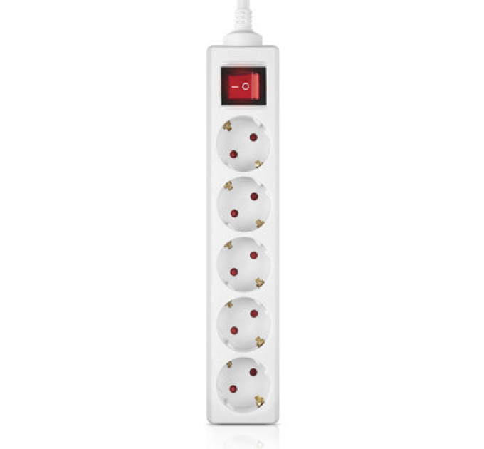 REAL-EL Мережевий фільтр живлення REAL-EL RS-Protect M 3m, white (EL122300027)