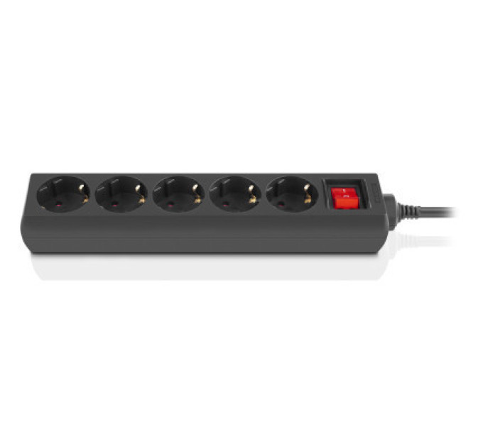 REAL-EL Мережевий фільтр живлення REAL-EL RS-Protect M 5m, black (EL122300030)