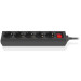 REAL-EL Мережевий фільтр живлення REAL-EL RS-Protect M 5m, black (EL122300030)