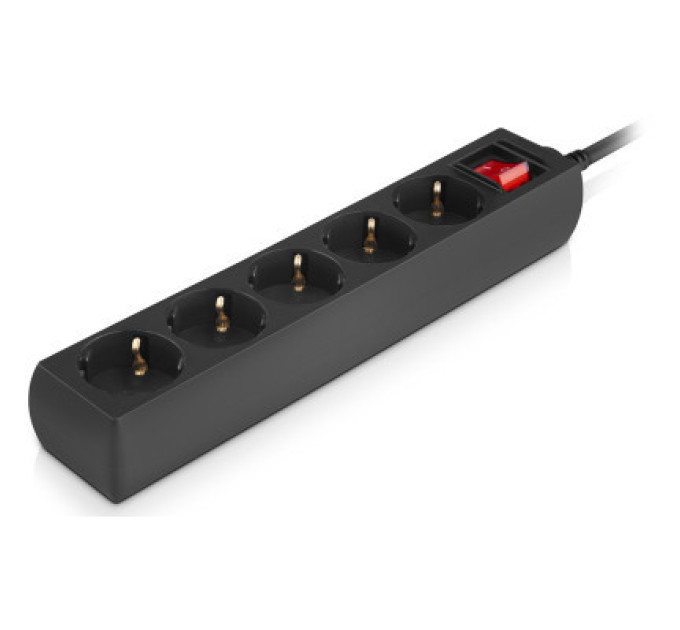 REAL-EL Мережевий фільтр живлення REAL-EL RS-Protect M 5m, black (EL122300030)