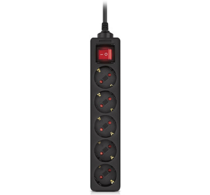 REAL-EL Мережевий фільтр живлення REAL-EL RS-Protect M 5m, black (EL122300030)