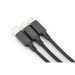 Digitus Дата кабель USB 2.0 AM to Lightning + Micro 5P + Type-C 1.0m charge only Digitus (AK-300160-010-S)