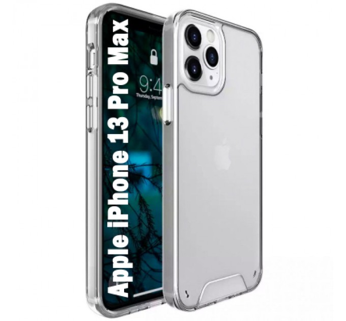 BeCover Чохол до мобільного телефона BeCover Space Case Apple iPhone 13 Pro Max Transparancy (708580)