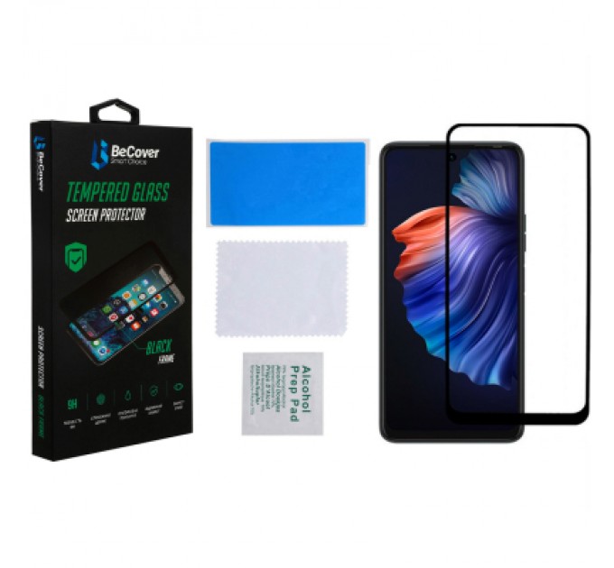 BeCover Скло захисне BeCover Tecno POVA 3 (LF7n) Black (708163)