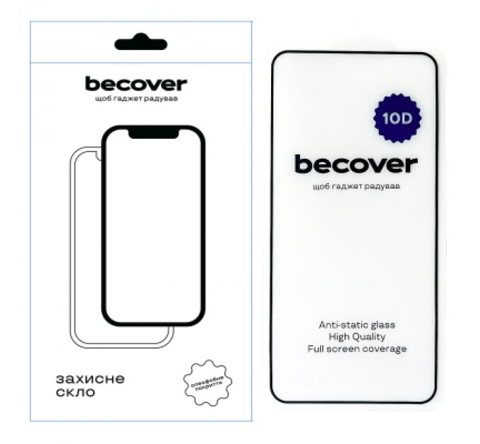 BeCover Скло захисне BeCover Google Pixel 8 Pro 10D Black (711492)