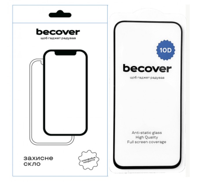 BeCover Скло захисне BeCover Google Pixel 8a 10D Black (711491)