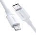 Ugreen Дата кабель USB-C to Lightning 2.0m US1713A Nickel Plating ABS Shell White Ugreen (60749)