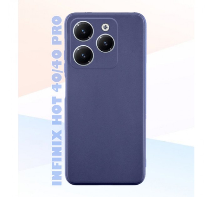 BeCover Чохол до мобільного телефона BeCover Full Camera Infinix Hot 40 (X6836)/ 40 Pro (X6837) Deep Blue (711658)