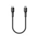 ColorWay Дата кабель USB-C to Lightning 0.3m 3А black ColorWay (CW-CBPDCL054-BK)