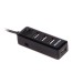 Maxxter Концентратор USB 2.0 Maxxter 4хUSB2.0 Black (HU2A-4P-AC-03)