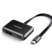 Ugreen Перехідник USB2.0 to HDMI+VGA (HDMI 1.4b 3D/4K*2K30Hz+VGA 1080P60Hz CM303) black Ugreen (70549)
