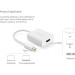 Ugreen Перехідник USB2.0 Type-C to HDMI V1.4b 40273 white Ugreen (40273)