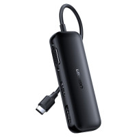 Перехідник USB2.0 Type-C to VGA V1.2/HDMI V2.0b/DP V1.2a CM260 black Ugreen (60568)