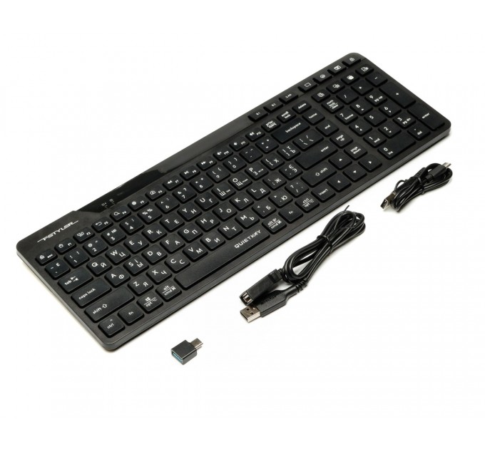 A4Tech Клавіатура бездротова A4Tech FBK27C AS Black