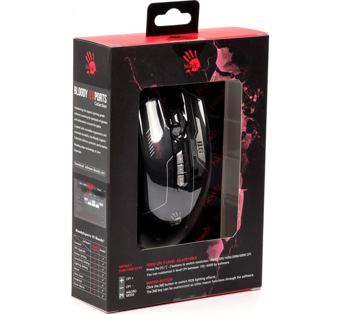 A4Tech Миша A4Tech ES7 Bloody Esports Black