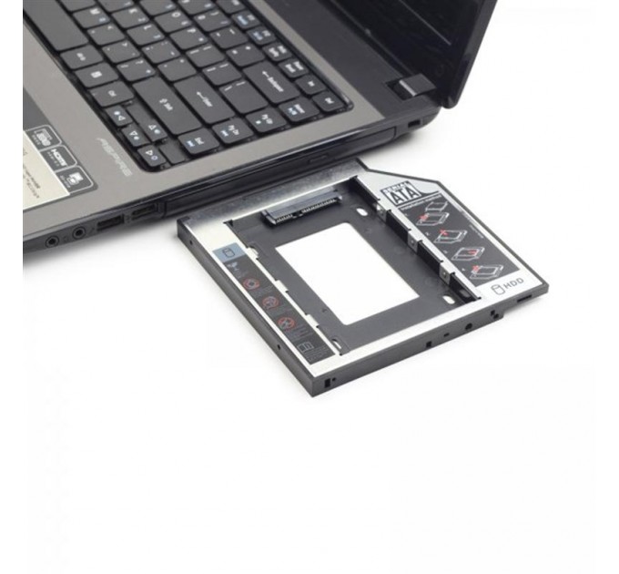 Gembird Адаптер HDD 2,5" для ноутбука в відсік CD-ROM Gembird MF-95-01 (9.5 мм)