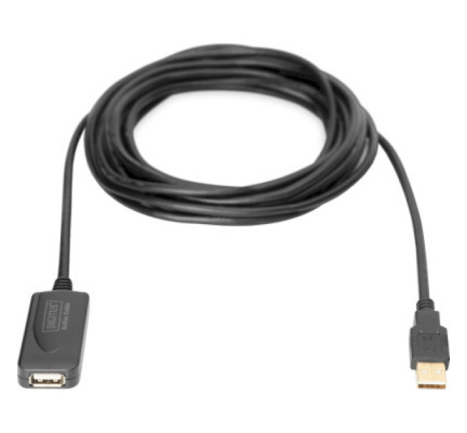 Assmann Дата кабель USB 2.0 AM/AF 5.0m active Assmann (DA-70130-4)