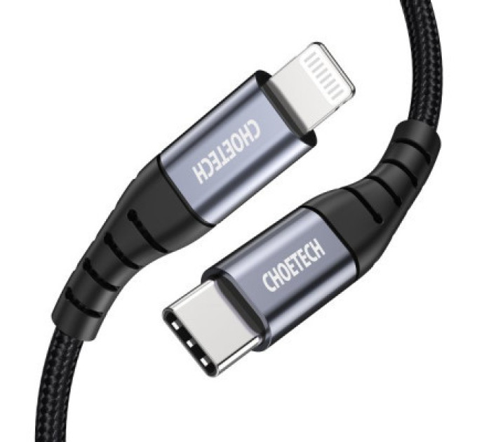 Choetech Дата кабель USB-C to Lightning 1.2m MFI Choetech (IP0039-BK)