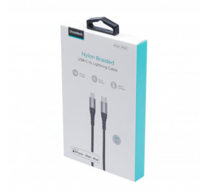 Choetech Дата кабель USB-C to Lightning 2.0m MFI Choetech (IP0041-BK)