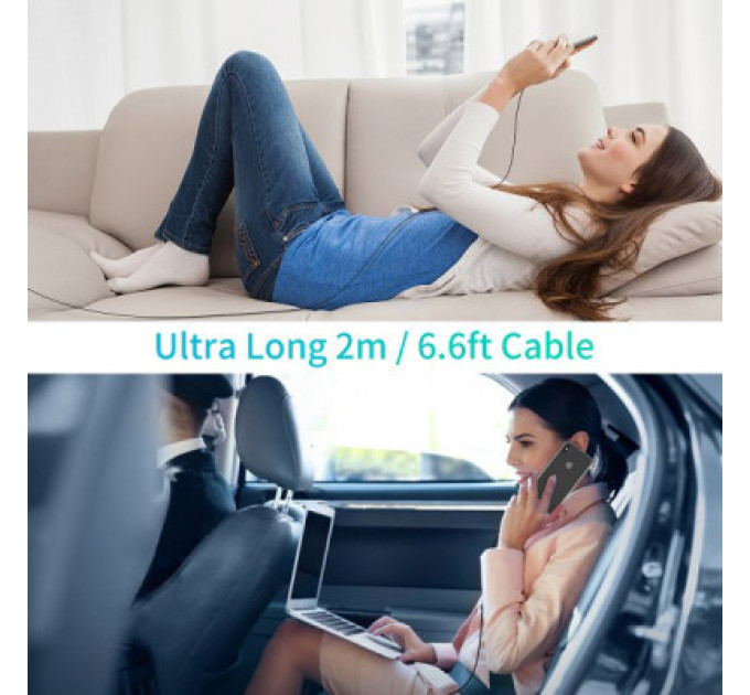 Choetech Дата кабель USB-C to Lightning 2.0m MFI Choetech (IP0041-BK)