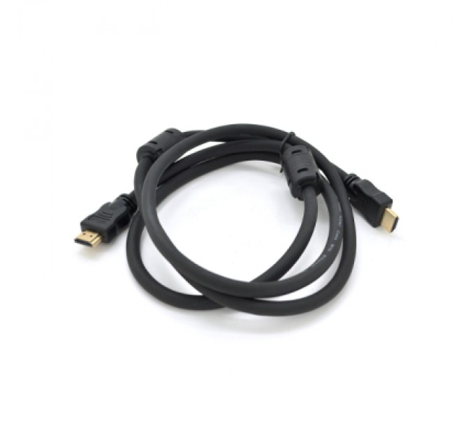 Ritar Кабель мультимедійний HDMI M to HDMI M 1.0m V1.4 4K black Ritar (HDMI(M)/(M)V1.4-1m-348P)
