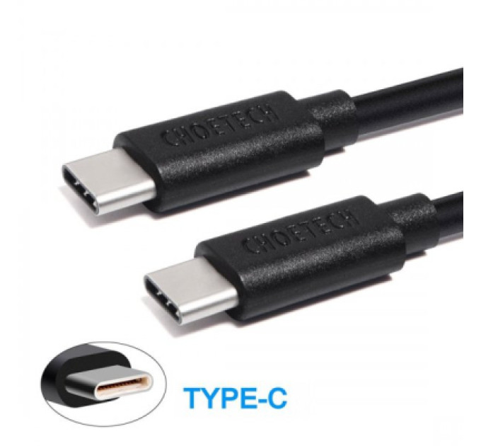 Choetech Дата кабель USB-C to USB-C 1.0m Choetech (CC0002)