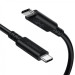 Choetech Дата кабель USB-C to USB-C 0.8m USB4 40Gbps PD 100W 8K60Hz Choetech (XCC-1028-BK)