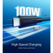Choetech Дата кабель USB-C to USB-C 0.8m USB4 40Gbps PD 100W 8K60Hz Choetech (XCC-1028-BK)