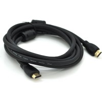 Кабель мультимедійний HDMI M to HDMI M 1.5m V2.0 4K black Ritar (HDMI(M)/(M)V2-1.5m-347P1)