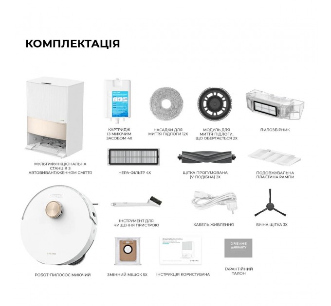 Dreame Робот-пилосос L20 ULTRA RLX41CE-1 DREAME