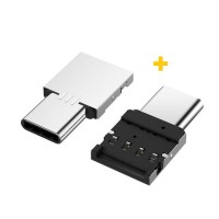 Дата кабель OTG USB 2.0 AF to USB-C silver XoKo (XK-AC045-SL2)