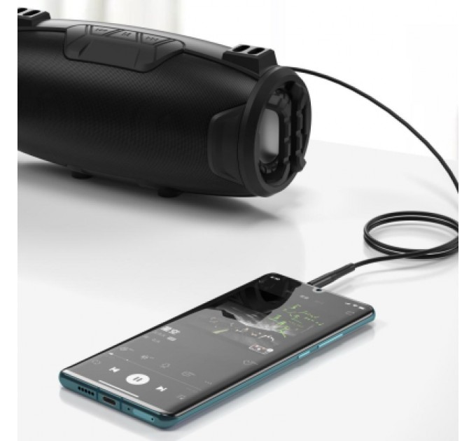 XO Кабель мультимедійний 3.5mm M to 3.5mm M 1.0m black XO (NBR175A-BK)