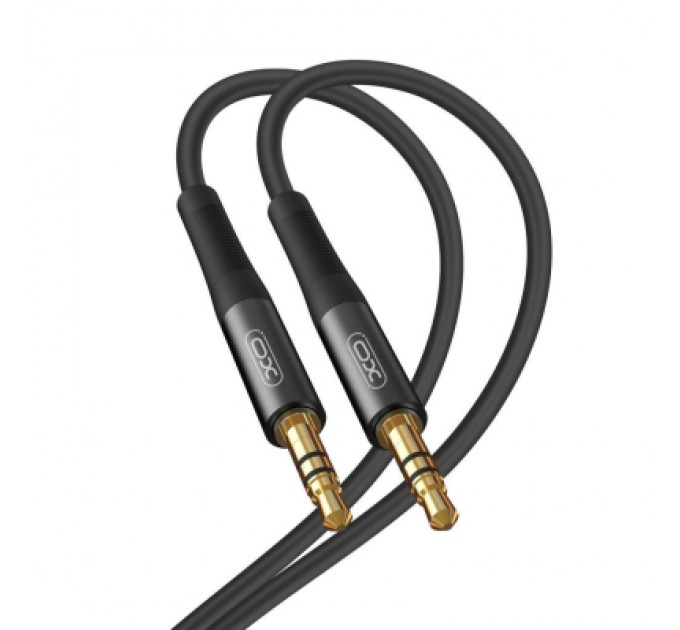 XO Кабель мультимедійний 3.5mm M to 3.5mm M 1.0m black XO (NBR175A-BK)