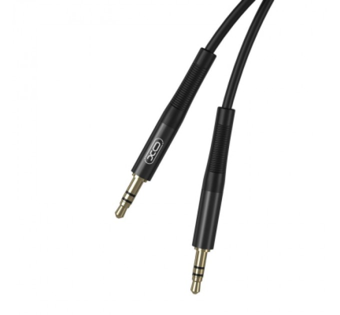XO Кабель мультимедійний 3.5mm M to 3.5mm M 1.0m black XO (NBR175A-BK)