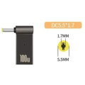 STLab Адаптер PD 100W USB Type-C Female to DC Male Jack 5.5x1.7 mm ACER, PACKARD BELL ST-Lab (PD100W-5.5x1.7mm)