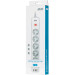 2E Мережевий фільтр живлення 2E 5XSchuko, 3G*1.5мм, 3*USB-A, 2м, white (2E-SP515M2USBWH)