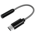 Atcom Перехідник Type-C to AUX3.5(F) DAC 0.1m black Atcom (15035)