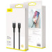 Baseus Дата кабель USB-C to Lightning 1.0m 18W 2.1A Cafule Black-Grey Baseus (CATLKLF-G1)