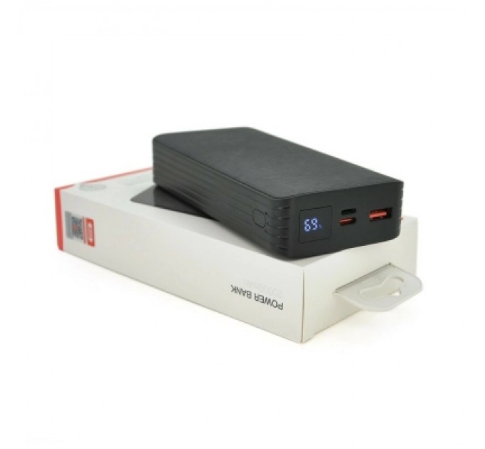 XO Батарея універсальна XO 20000mAh, PD/20W, QC/18W, Lightning, Type-C, USB, black (XO-PR144B)