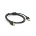 Voltronic Дата кабель USB 2.0 AM/AF 1.0m ferrite black Voltronic (YT-AM/AF-1.0B)