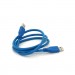 Voltronic Дата кабель USB 3.0 AM/AM 1.0m Blue Voltronic (YT-3.0AM+AM-1.0)