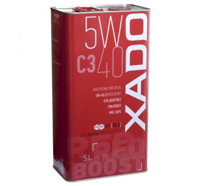 Xado Моторна олива Xado 5W-40 C3 Red Boost 5 л (XA 26322)