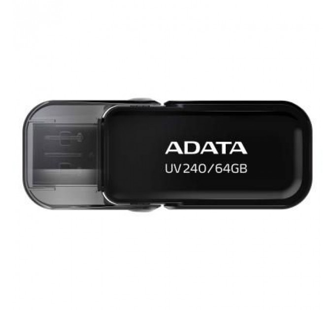USB флеш накопичувач ADATA 64GB UV240 Black USB 2.0 (AUV240-64G-RBK)