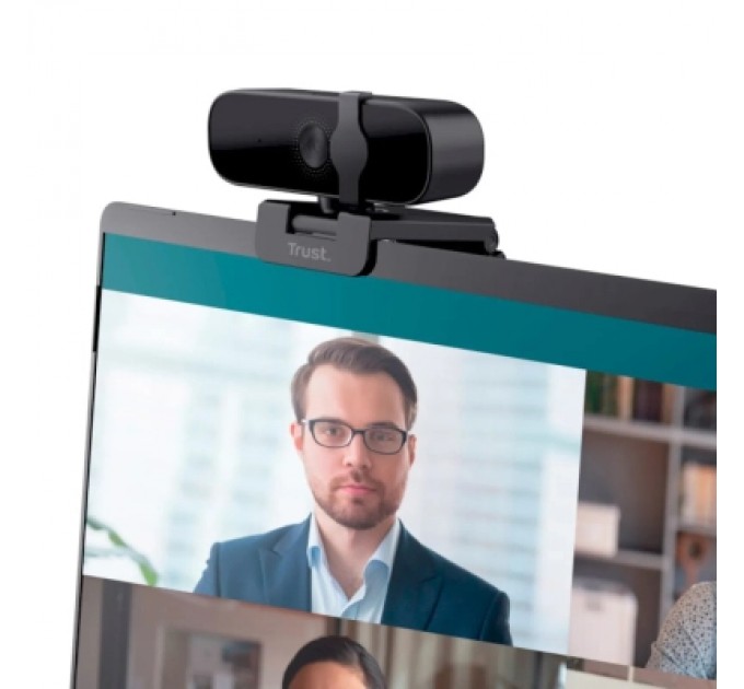 Trust Веб-камера Trust Tanor 1080p Full HD Black (25548)