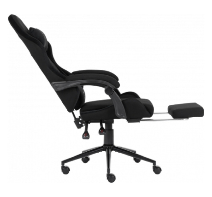 GT Racer Крісло ігрове GT Racer X-2324 Black Suede (X-2324 Fabric Black Suede)